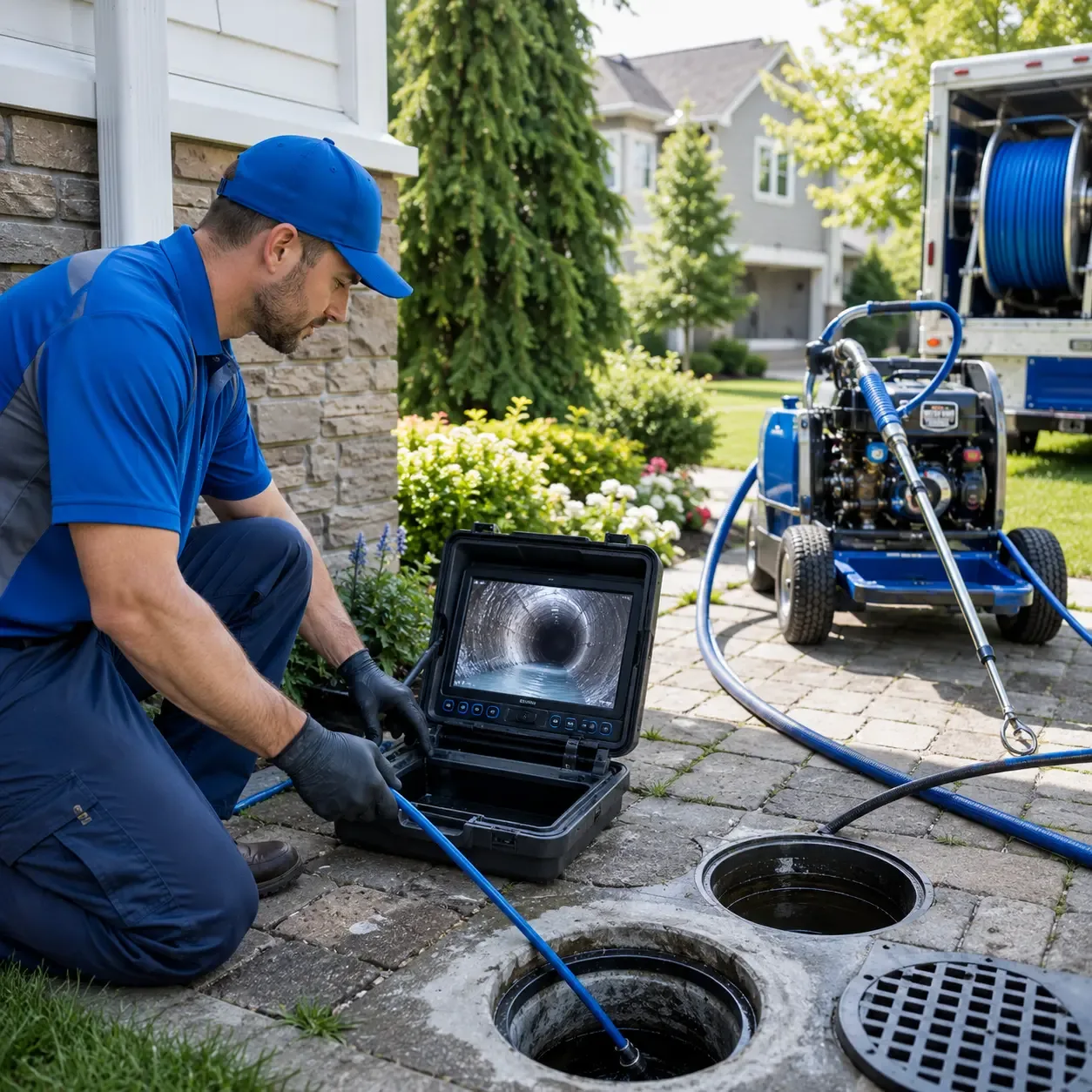 Outdoor drain cleaning professionals serving Linwood, NJ